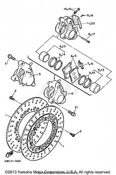 FRONT BRAKE CALIPER