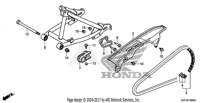 SWINGARM + CHAIN CASE