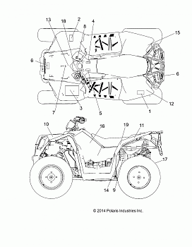 BODY, DECALS - A15SVE95FW (49ATVDECAL15SCRMEU)