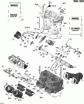 Cylinder and Cylinder Head, MACH, MXZ, HM EUR