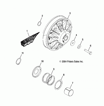 DRIVEN CLUTCH - R05RD68AA/AB (4998269826C12)