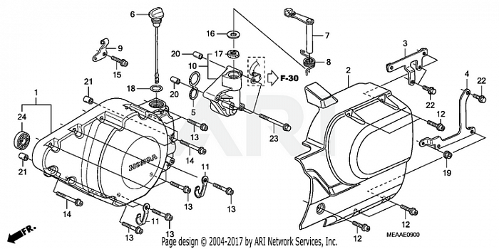 LEFT CRANKCASE COVER