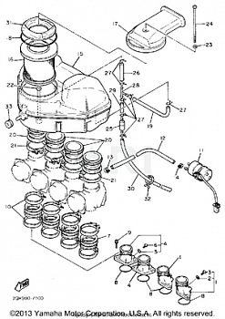 AIR FILTER NONCALIFORNIA MODEL