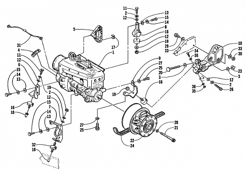 ENGINE AND RELATED PARTS