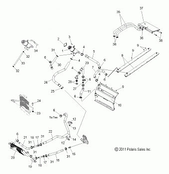 ENGINE, COOLING SYSTEM - S12BF6NSA/NSL (49SNOWCOOLING12600)