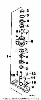 C W BLADE SPINDLE ASSEMBLY