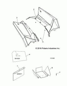 BODY, REAR CAB AND HEAT SHIELDS - A18SVE95BR