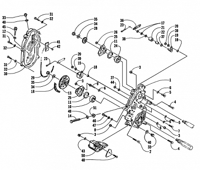 DRIVE/DROPCASE ASSEMBLY