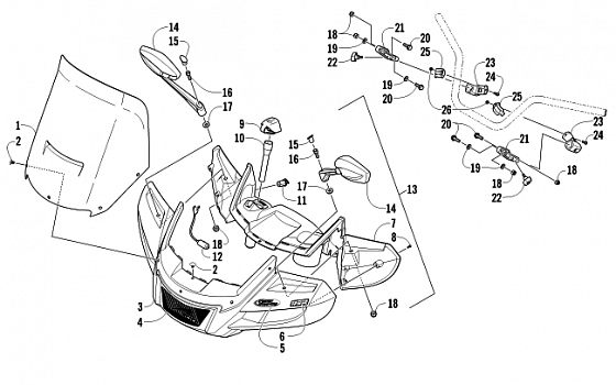 WINDSHIELD ASSEMBLY