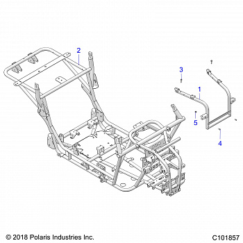 CHASSIS, MAIN FRAME - A20HAB15N2 (C101857)