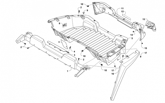 CARGO BOX AND TAILLIGHT ASSEMBLY