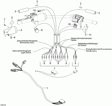 Steering Wiring Harness WT 550