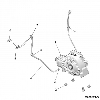 DRIVE TRAIN, FRONT GEARCASE MOUNTING - Z20NAE92KL (C700321-3)