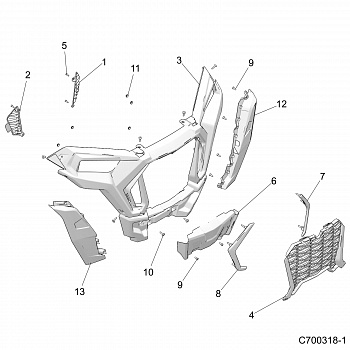 BODY, FRONT BUMPER - Z20NAE92KL (C700318-1)