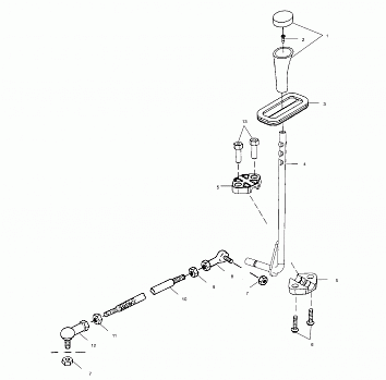 GEAR SELECTOR - A01BA50AA (4963716371C008)