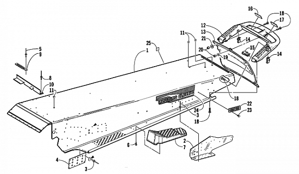 TUNNEL AND REAR BUMPER