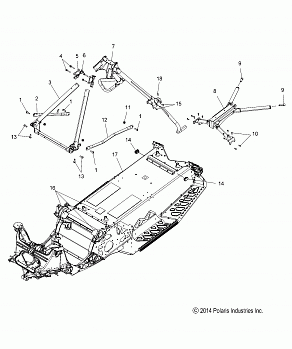 CHASSIS, CHASSIS ASM. and OVER STRUCTURE - S15DR6PEL (49SNOWCHASSISFRT215PROSB)