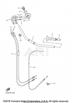 STEERING HANDLE CABLE