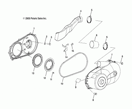 CLUTCH COVER - R05RD68AA/AB (4999202219920221D01)