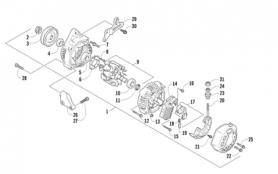 ALTERNATOR ASSEMBLY