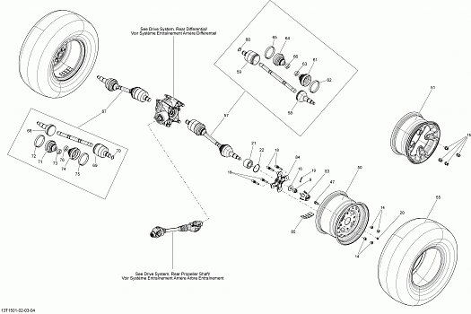 Drive System, Rear _13T1504