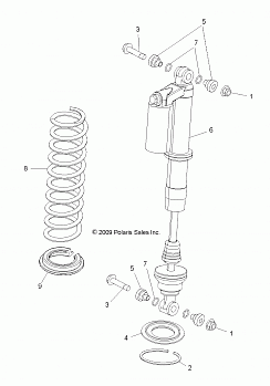 SUSPENSION, FRONT SHOCK MOUNTING - R10XH76AA (49RGRSHOCKMTG10RZRS4)