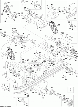 Rear Suspension 600HO SDI