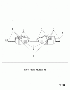 DRIVE TRAIN, FRONT DRIVE SHAFT - R18RNE57NV (701162)