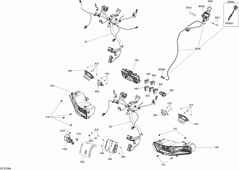 Electrical System Console - Headlights, Radio &amp; Switch