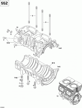 Crankcase (552)