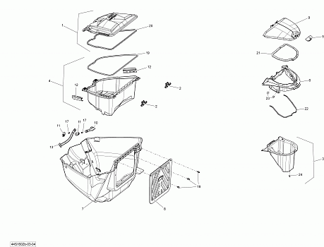 Storage Compartments - GTX 155