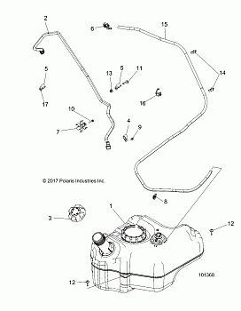 BODY, FUEL TANK - A18DAE57B2 (101368)