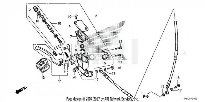 FRONT BRAKE MASTER CYLINDER