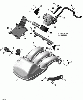 Air Inlet Manifold And Throttle Body