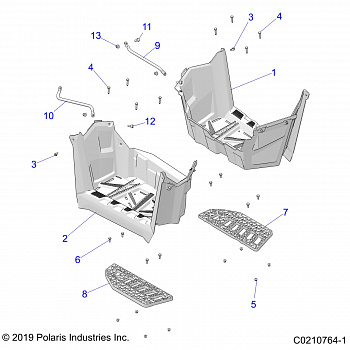 BODY, FOOTWELLS - A20SVE95KR (C0210764-1)