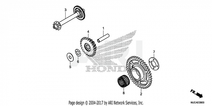 STARTING DRIVEN GEAR