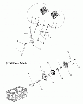 ENGINE, EXHAUST VALVES and SOLENOID - S12BF8GSA/GSL (49SNOWEXHAUSTVALVES12800RMK)