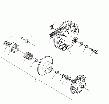 DRIVEN CLUTCH - A01CB32AA (4963966396B011)