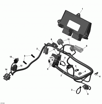 Engine Harness And Electronic Module