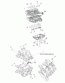 ENGINE, CRANKCASE - Z14JT87AD/9EAO/9EAOL/9EAL (49RGRCRANKCASE13RZRXP4I)