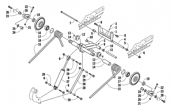 REAR SUSPENSION REAR ARM ASSEMBLY