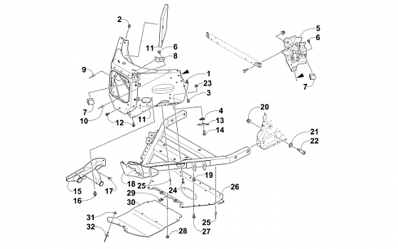 FRONT BUMPER AND FRAME ASSEMBLY