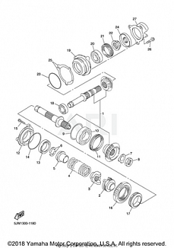 MIDDLE DRIVE GEAR