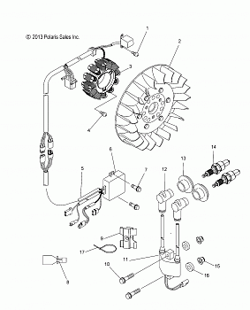 ELECTRICAL, IGNITION SYSTEM - S17CEE5BSL (49SNOWMAGNETO14550)