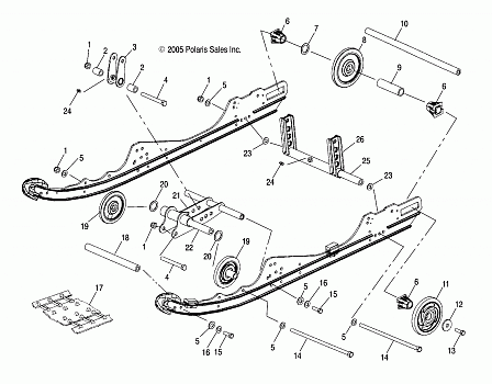 SUSPENSION, REAR - S06ND5BS (4997219721B06)