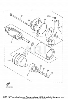 ALTERNATE STARTER MOTOR