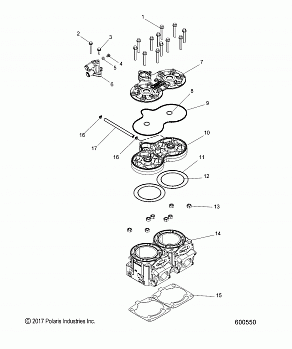 ENGINE, CYLINDER - S17DDJ6PEM (600550)