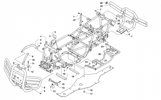 FRAME AND RELATED PARTS