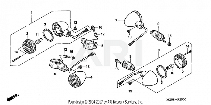 FRONT + REAR TURN SIGNAL