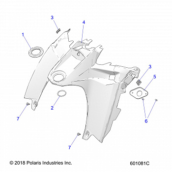 BODY, CONSOLE - S20CEA5BSL (601081C)